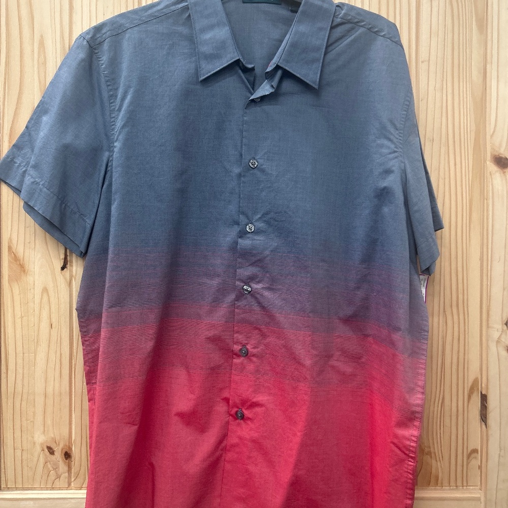 Men’s button up shirt.